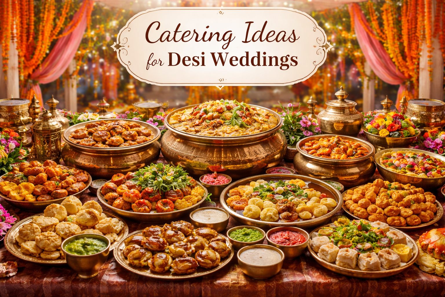 Desi wedding catering ideas