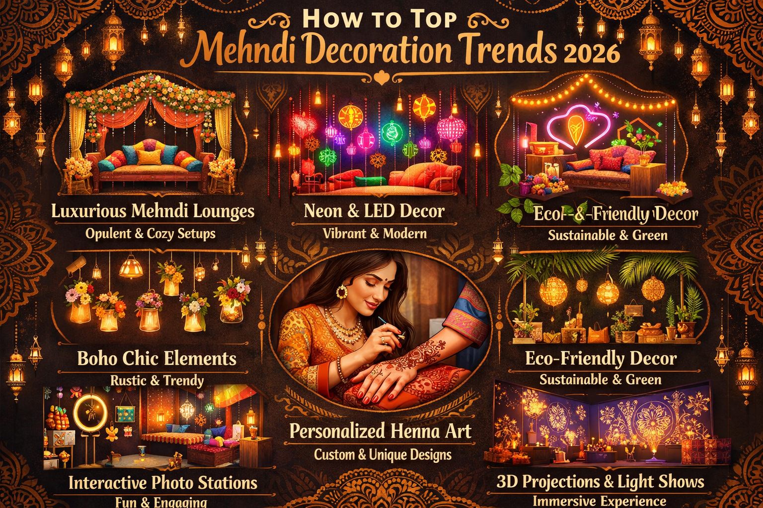 Mehndi decoration trends 2026